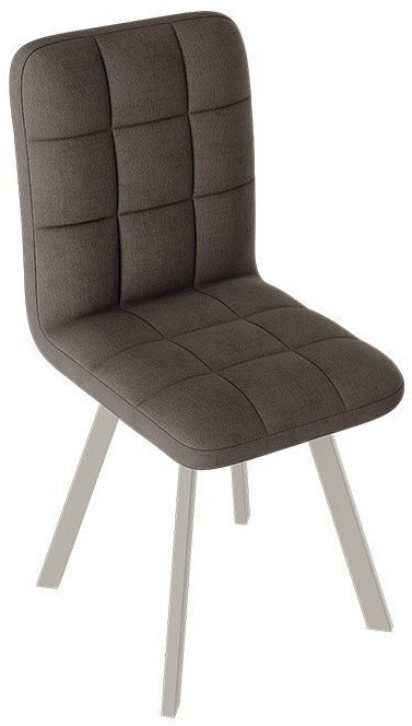 Франк ДП 2-17 Стул (паук) (Белый матовый/Кожзам Белый)