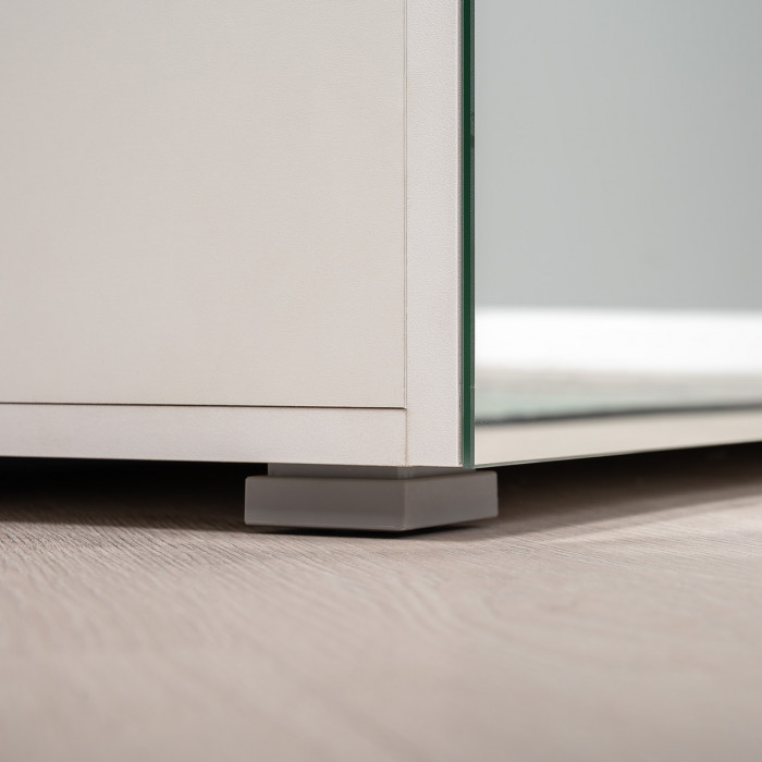 Октава Прихожая 25, белый шагрень/дуб крафт золотой/фасады МДФ белый шагрень