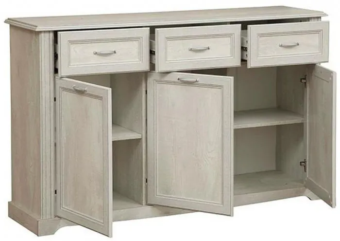 Гостиная Сохо комплектация 3 бетон белый/бетон патина