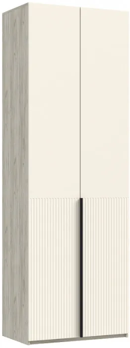 Тумба косметическая со шкафом 2х-ств Марвэл, Крафт серый/Кашемир