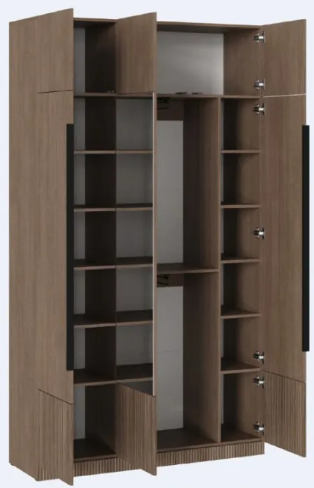 КАНТРИ Шкаф ШК-002 3-створчатый с зеркалом