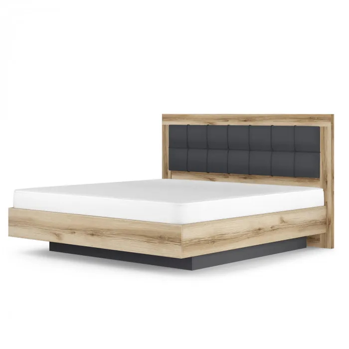 Кровать-5 с подъемным основанием 1600 экокожа Вега Скандинавия