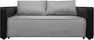 Диван-аккордеон Барон, 120х200, рогожка, серый