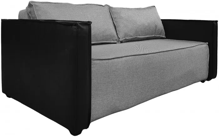 Диван-аккордеон Барон, 120х200, рогожка, серый