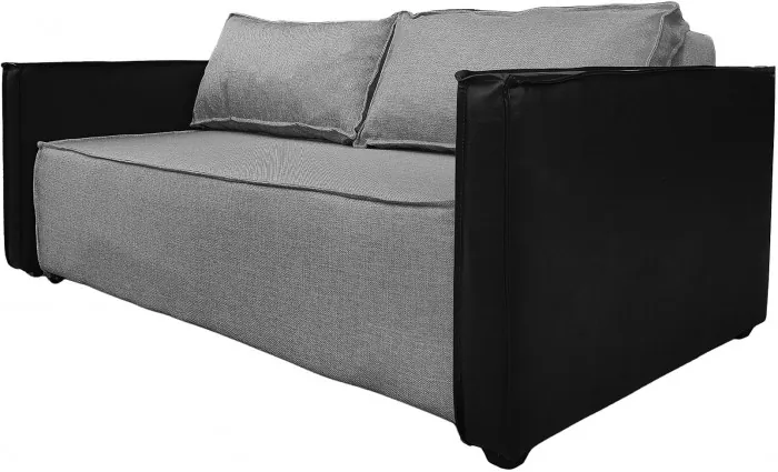 Диван-аккордеон Барон, 120х200, рогожка, серый