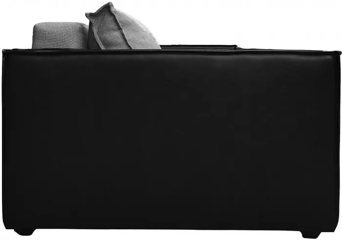 Диван-аккордеон Барон, 120х200, рогожка, серый