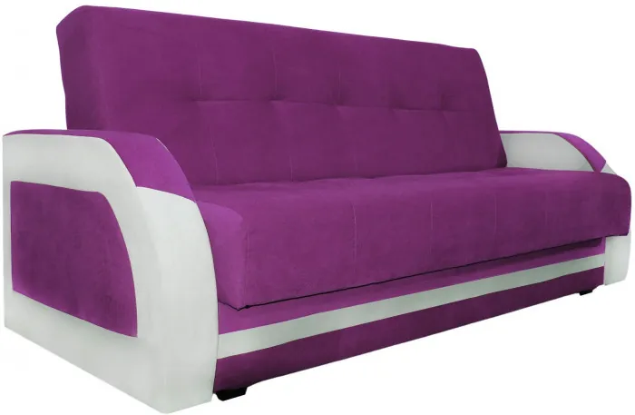 Диван-книжка Феникс, 120х190, велюр фиолетовый