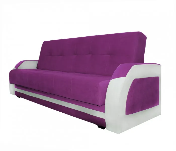 Диван-книжка Феникс, 120х190, велюр фиолетовый