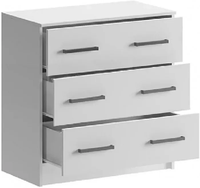 Комод 3 ящика (Венге / дуб беленый)