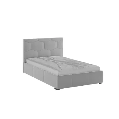 Манука Кровать интерьерная 120 светло-серый, ортопед