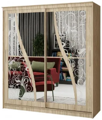 Шкаф-купе Элегант 2 1700 (Дуб Сонома)