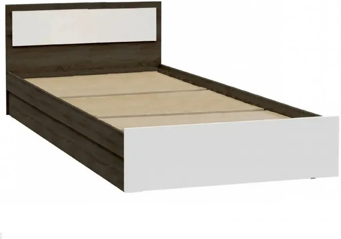 Мартина Кровать 90 (Дуб Сонома / белый)