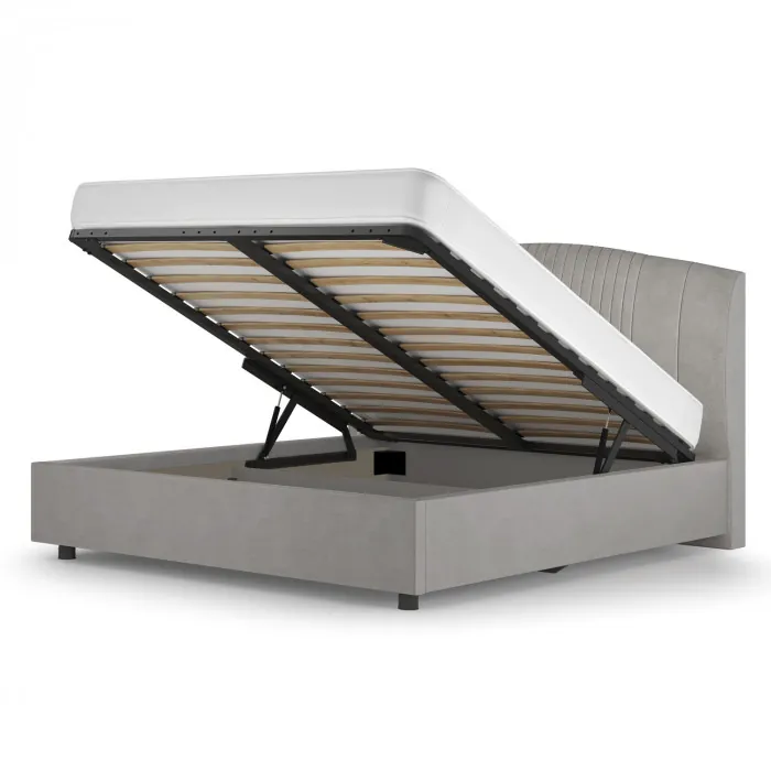 Кровать-12М с подъёмным основанием 1400 дым