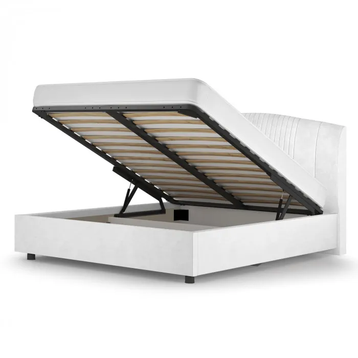 Кровать-12М с подъёмным основанием 1400 белая