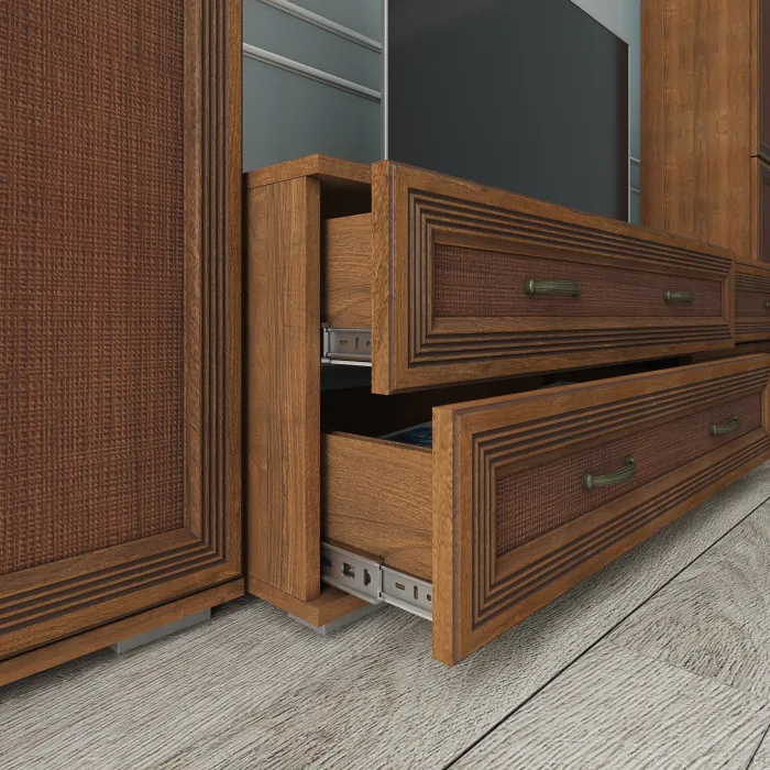 Модульная гостиная Ливорно, набор 2, Орех донской