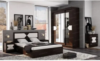 Модульная спальня Николь, композиция 2