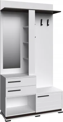 Модена Центральная секция МЦС-30, Белый/венге