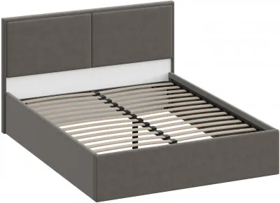 Кровать 120 с ортопед. основанием КР-430-М-12, Микровелюр Zeekr-55