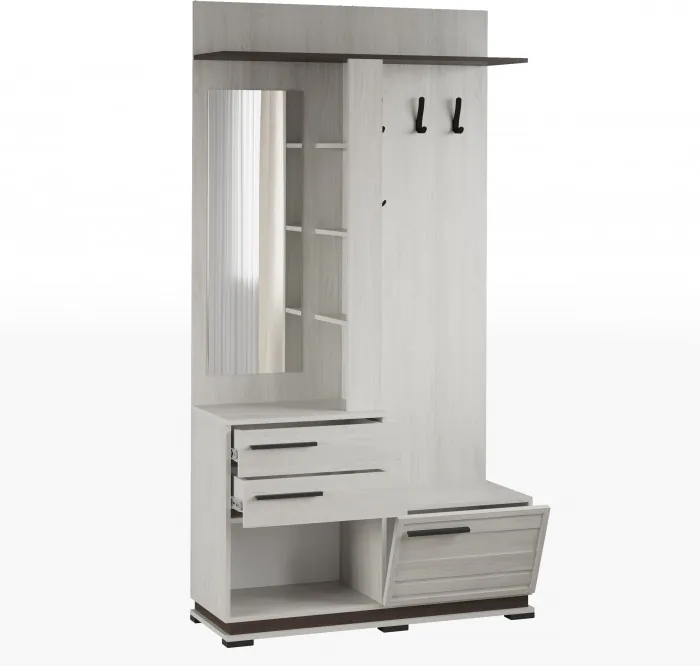 Модена Центральная секция МЦС-30, Ясень анкор светлый/венге