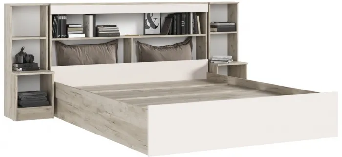 Модульная спальня , Крафт серый/Кашемир