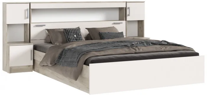 Модульная спальня , Крафт серый/Кашемир