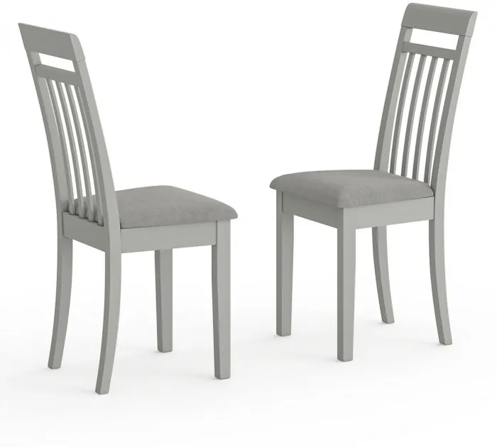 Два стула Мебель--24 Гольф-11 разборных, цвет серый, обивка ткань велюр серый 63, ШхГхВ 40х40х100 см., от пола до верха сиденья 47 см.