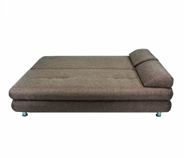 Диван-еврокнижка Фиджи, рогожка коричневая