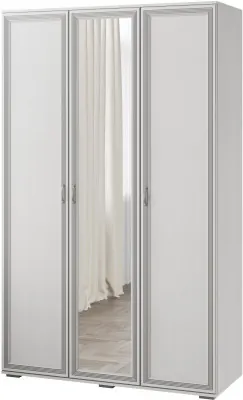 Ливорно Шкаф 3-х ств. ЛШ-24 ясень анкор светлый патина серебро