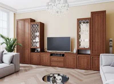 Модульная гостиная Ричард, набор 1, Орех донской