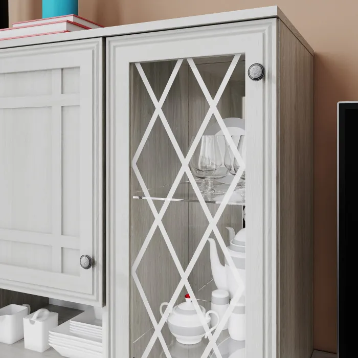 Модульная гостиная Ричард, набор 2, Ясень анкор светлый