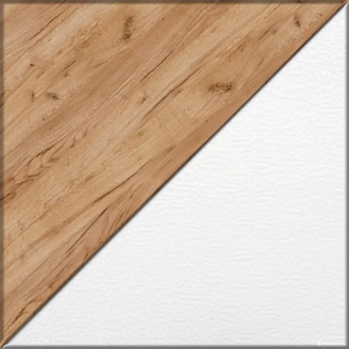 Лидер-8 Стол + Полка + Стол + Полка + Шкаф МД 20Б + Тумба МД 3.16, цвет белый шагрень/крафт золото, 450х50х75/190 или 230х200/50х75/190, НЕ ун. сб.