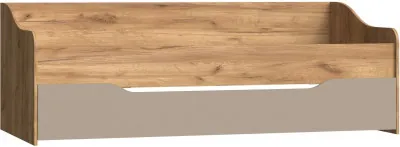 Челси Color Кровать выдвижная (Дуб крафт/Глиняный серый)