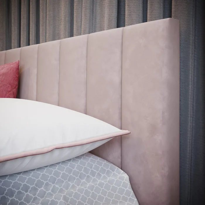 Нега Кровать интерьерная 120 пыльная роза, ортопед