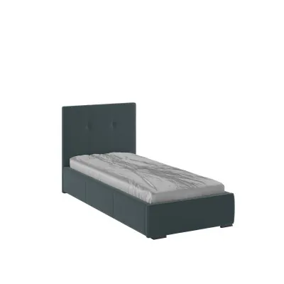 Рио Кровать интерьерная 900 серый квадрат, ПМ