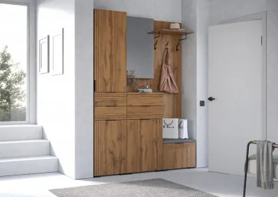 Прихожая Нао, набор №2, Дуб вотан, Simple 27