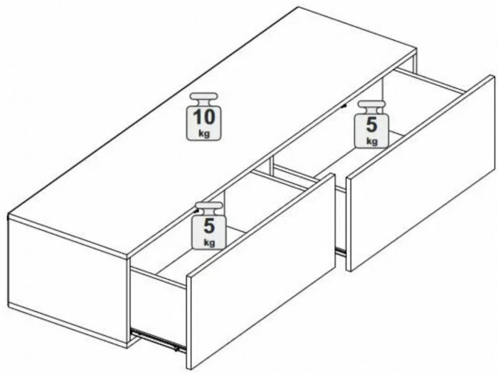 мс Айден ТБН06-1400 белое дерево ЛДСП/белое дерево ЛДСП (не выбирать)