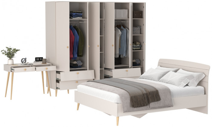 Афина Спальня 21-1600, кашемир серый