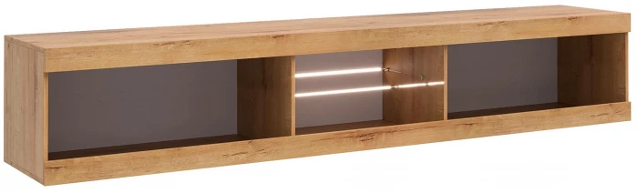 Прага Тумба ТВ макси Дуб Вотан/Графит