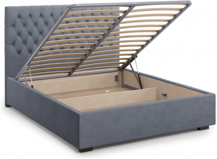 Кровать Nemi 140 с подъемным механизмом, Velutto 32