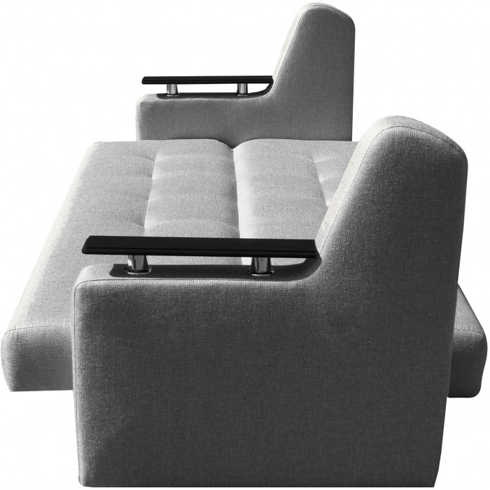 Диван СЕНАТОР ЛЮКС 140 серый ПБ