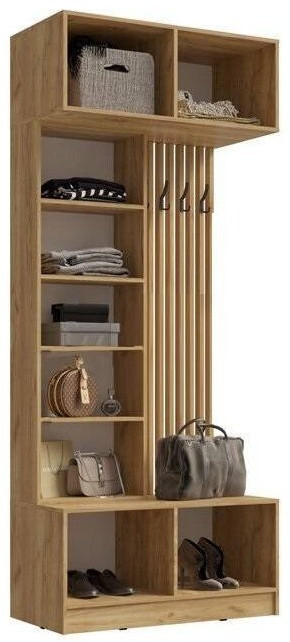 Прихожая Роджина (Графит, Дуб Крафт Золотой)