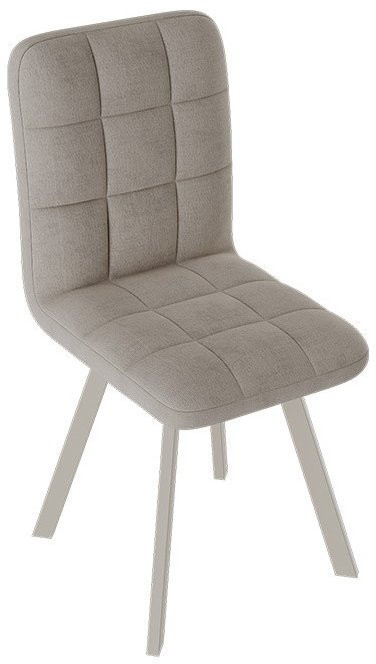 Франк ДП 2-17 Стул (паук) (Черный матовый/Микровелюр Бежевый)