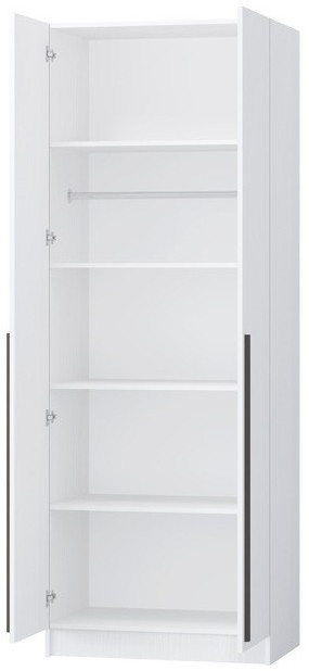 Шкаф Бастион ЛДСП 0,8 (Крафт золотой / Белый древесный)