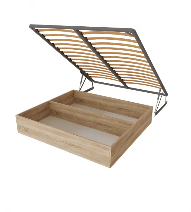 Рио Кровать интерьерная 120 пыльная роза квадрат, ПМ