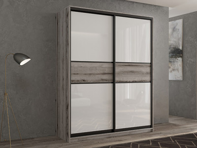 Шкаф-купе Кааппи 11 Эвок Окаменелый 170х45х230 см