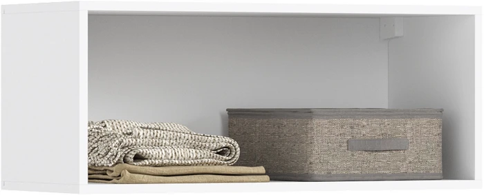 Норд Тумба навесная (800) (Белый глянец, Белый)