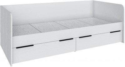 Кровать Мадрид (0,8) с 2-мя ящиками, Белый