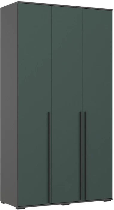 Норд Композиция Шкафов (прямые + угловые), Графит/Изумрудный