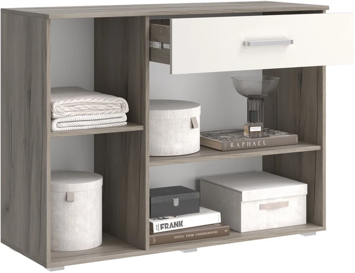 Модульная спальня Фиеста NEW, набор 2, Крафт серый/Кашемир