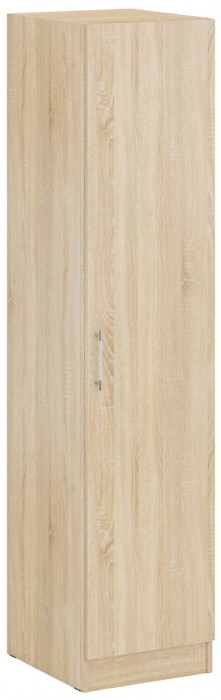 Спальня Стандарт 4-1600, дуб сонома/фасады ТВ тумбы МДФ белый глянец